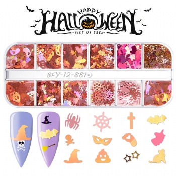 880-895 Classic Holloween Holiday Decoration Glitter Sequin